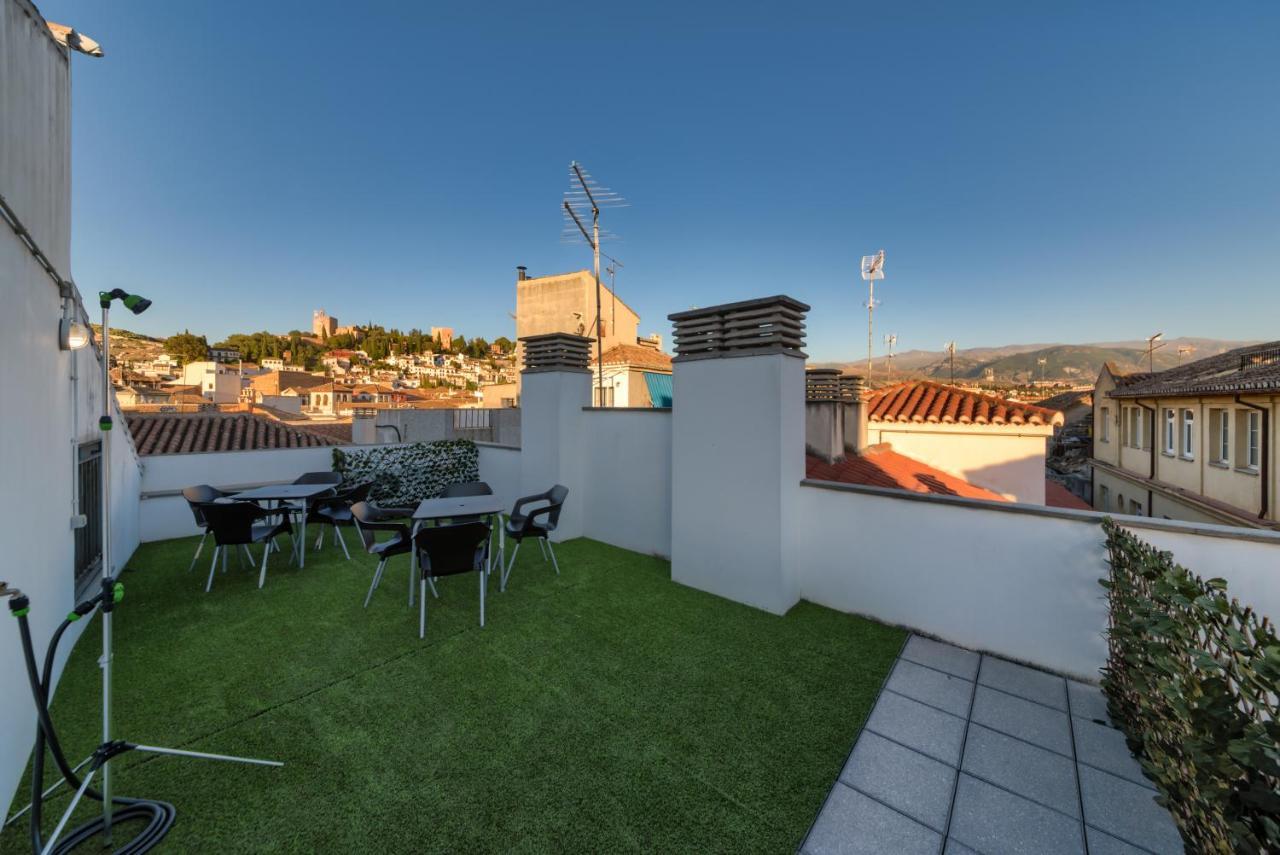 H2Granada En Centro Terraza-Solarium & Parking Apartment Bagian luar foto