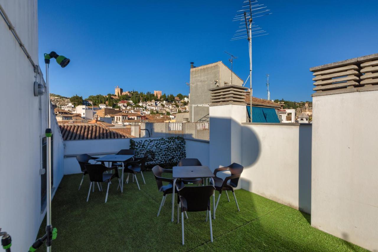 H2Granada En Centro Terraza-Solarium & Parking Apartment Bagian luar foto